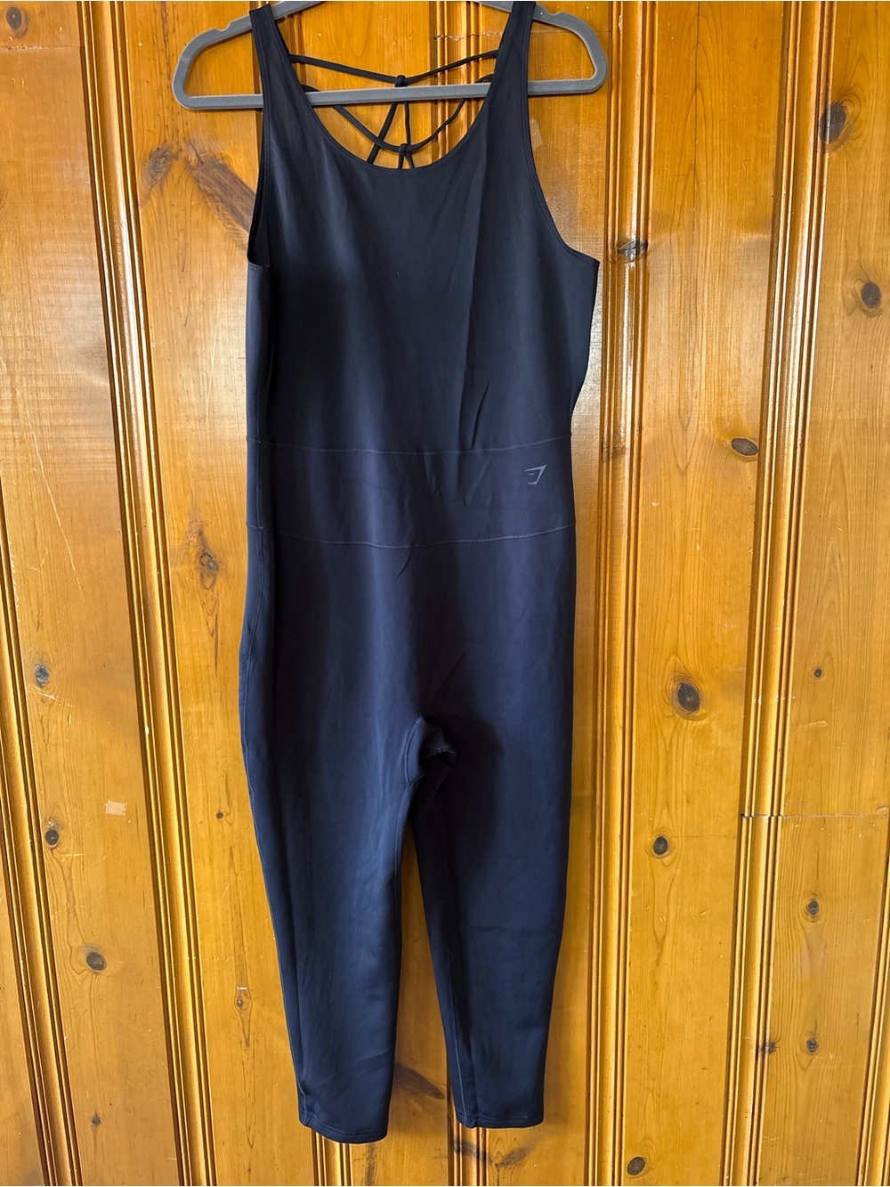 Gymshark Studio 7/8 All In One Bodysuit Size XXL Black